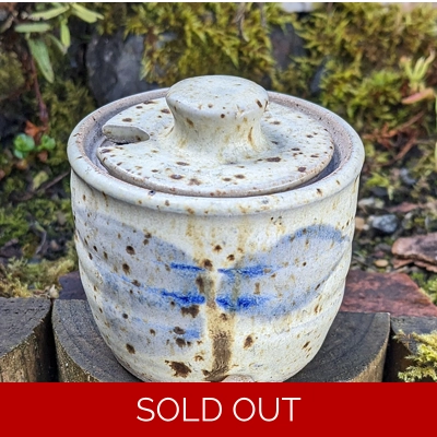 Studio Pottery | Mustard Pot - Mystery Ceramics UK